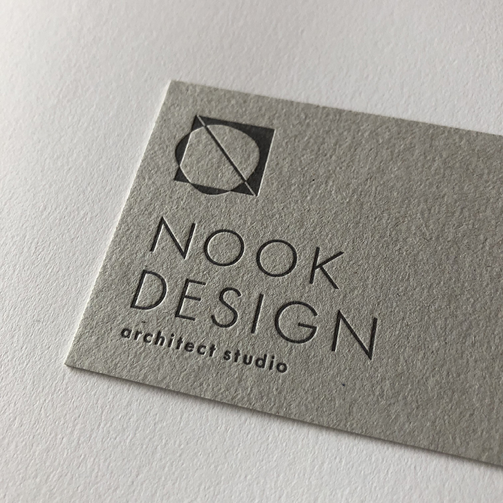 Nook Designの名刺の写真