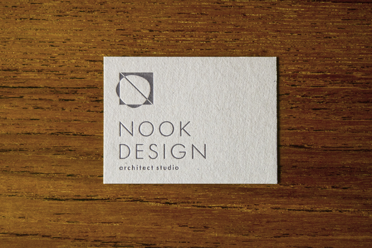 NOOK  DESIGNの名刺の画像
